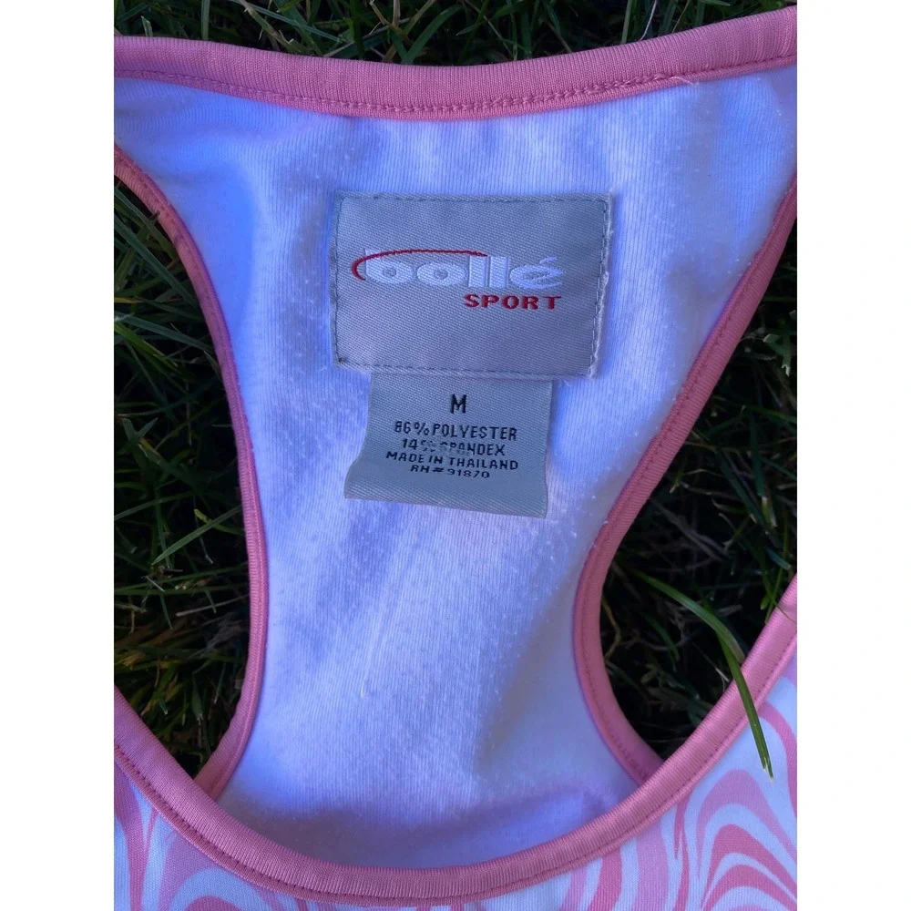 Y2K Racerback Tank Skort Set Pink Medium 2 Piece Active Tennis Preppy Bratz Golf